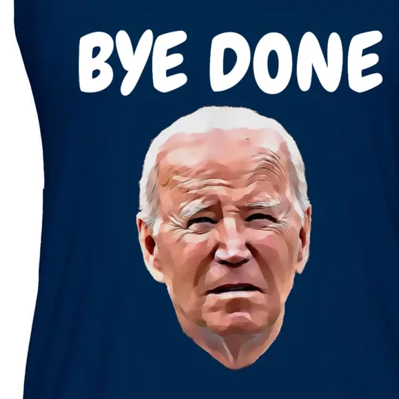 Bye Done Bye Bye Joe Biden Drops Out Of 2024 Election Ladies Essential Flowy Tank