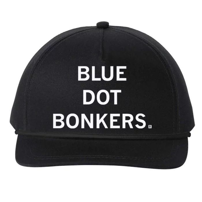 Blue Dot Bonkers Snapback Five-Panel Rope Hat