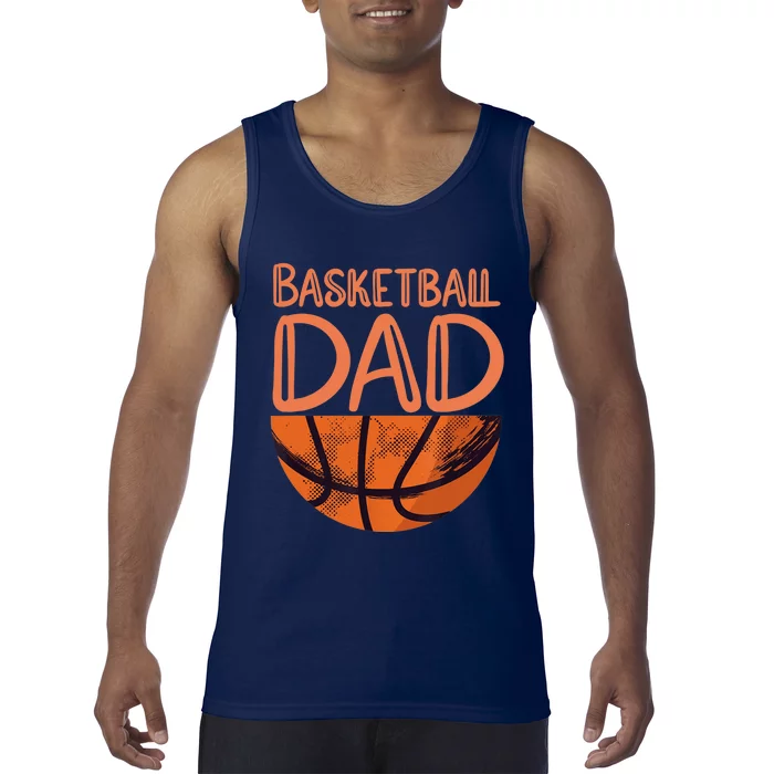 Basketball Dad - Basketball Player Vintage Basketball Tank Top