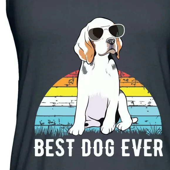 Beagle Dog Breed Funny Ladies Essential Flowy Tank