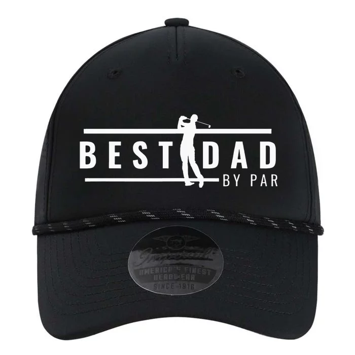 Best Dad By Par - Funny Gift for Golf Lovers Performance The Dyno Cap