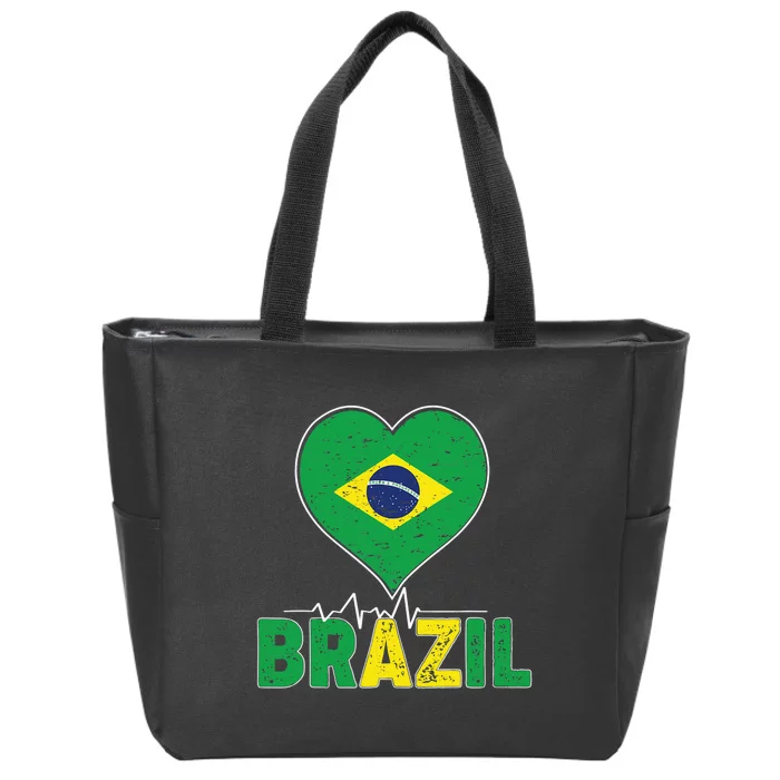 Brasil Design Brazilian Soccer Jerseys Outfits Brazil Soccer Zip Tote Bag