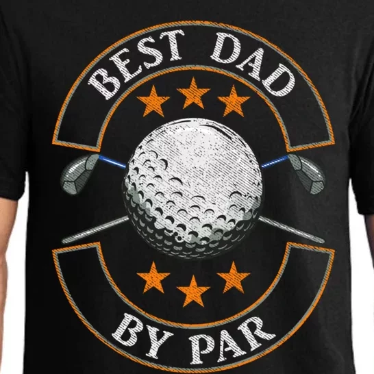 Best Dad By Par Golf Lover Sports Fathers Day Funny Gift Pajama Set