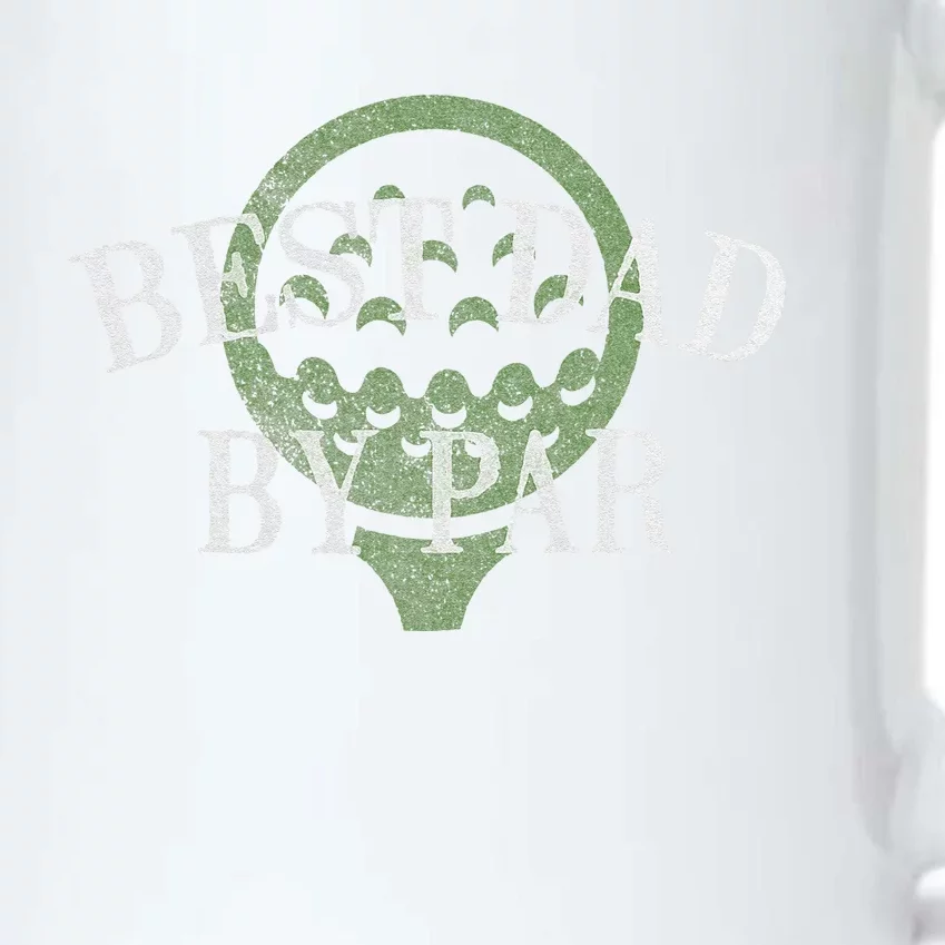 Best Dad By Par Father's Day Golf Lover Gift Papa Golfer Black Color Changing Mug