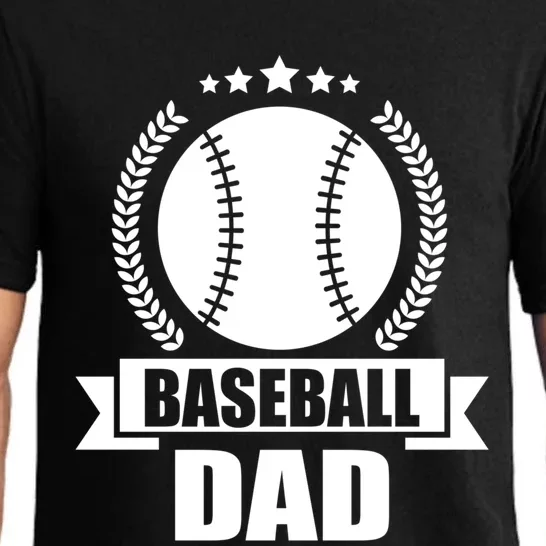 Baseball Dad Baseball Gift Pajama Set