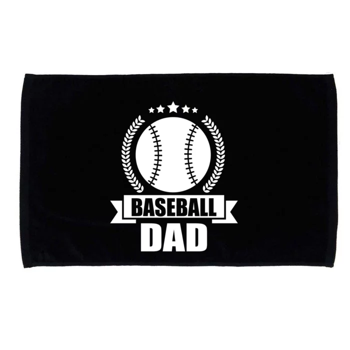 Baseball Dad Baseball Gift Microfiber Hand Towel