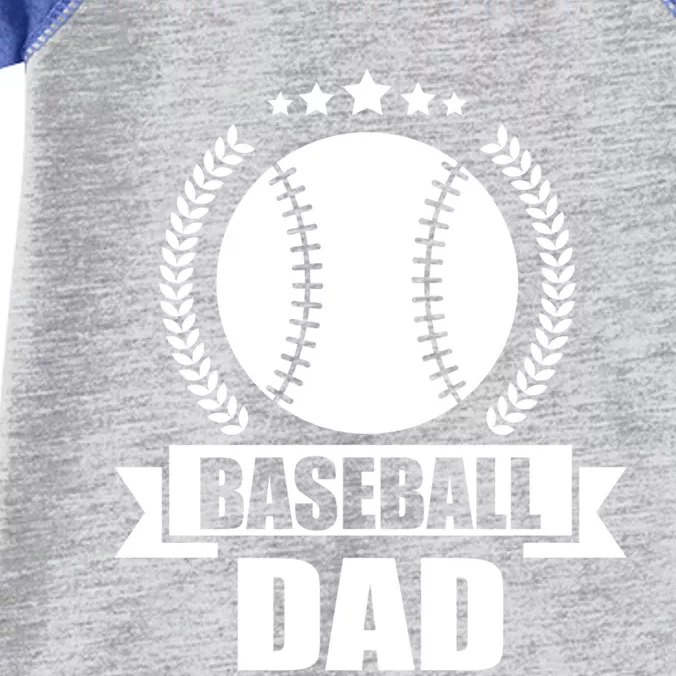 Baseball Dad Baseball Gift Infant Baby Jersey Bodysuit