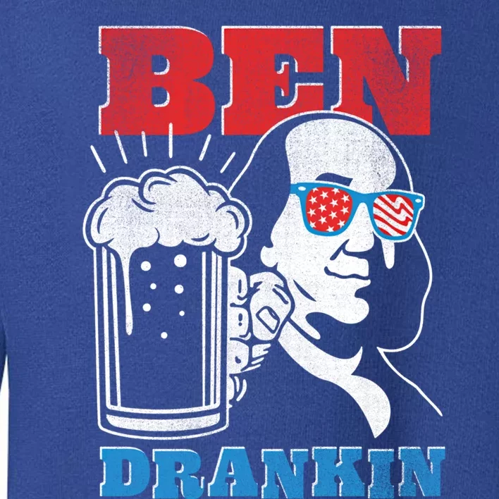 Ben Drankin Beer Mug Ben Franklin Patriotic Gift Toddler Sweatshirt