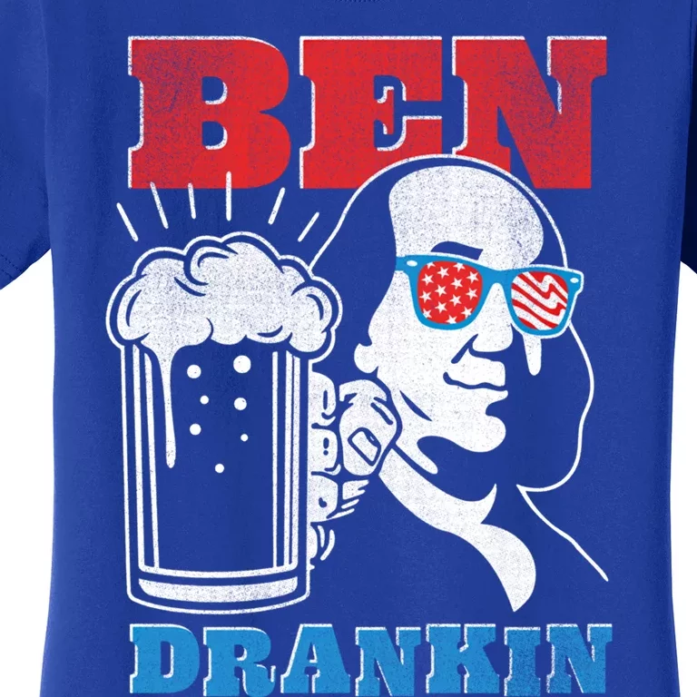 Ben Drankin Beer Mug Ben Franklin Patriotic Gift Women's T-Shirt