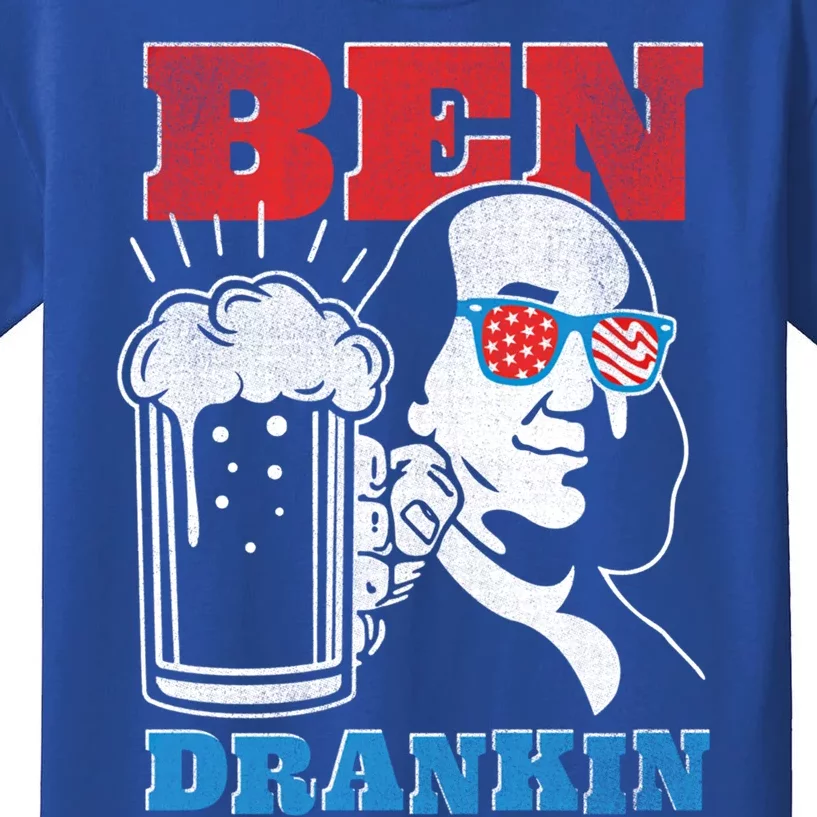 Ben Drankin Beer Mug Ben Franklin Patriotic Gift Kids T-Shirt