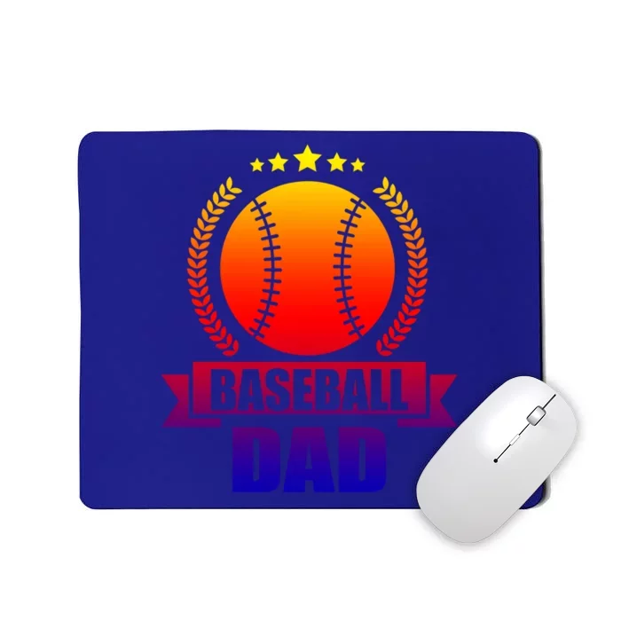 Baseball Dad Baseball Meaningful Gift Mousepad