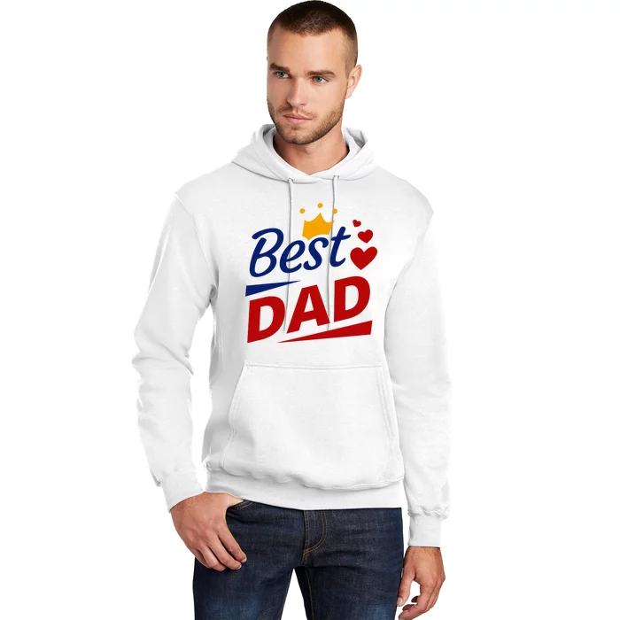 Best Dad Crown Father's Day Gift Hoodie