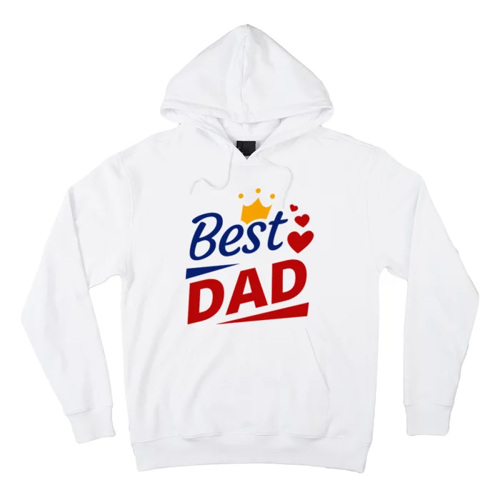 Best Dad Crown Father's Day Gift Hoodie