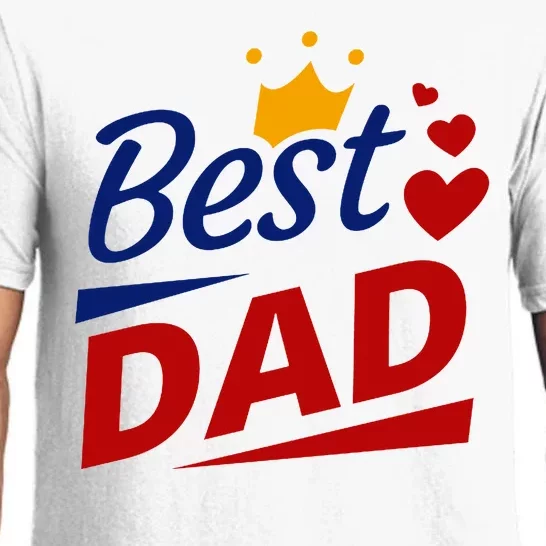 Best Dad Crown Father's Day Gift Pajama Set