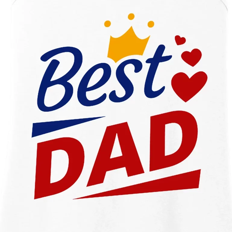 Best Dad Crown Father's Day Gift Ladies Essential Tank