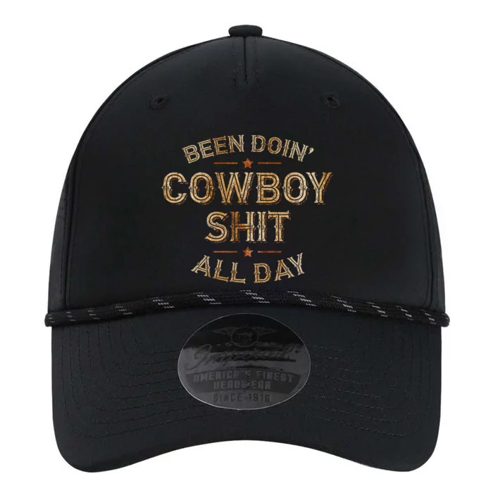 Been Doin Cowboy Shit Distressed Western Retro Style Performance The Dyno Cap