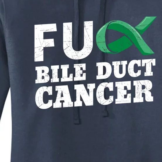 Bile Duct Cancer Awareness Warrior Cholangiocarcinoma Gift Funny Gift Women's Pullover Hoodie