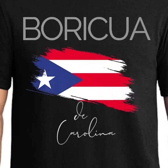 Boricua De Carolina Puerto Rico Carolina Flag Pajama Set