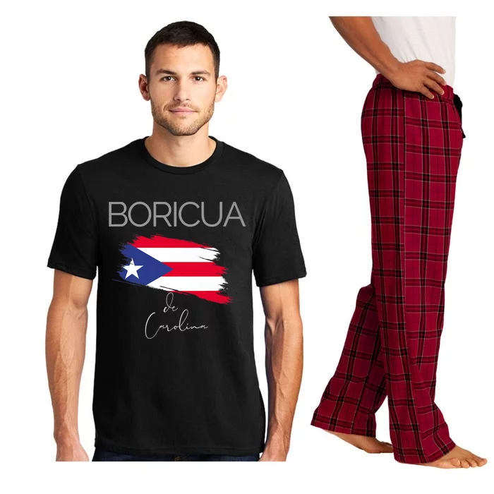 Boricua De Carolina Puerto Rico Carolina Flag Pajama Set