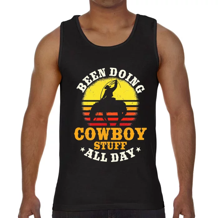 Been Doing Cow Stuff All Day Cow Farm Rancher Ranch Comfort Colors® Tank Top