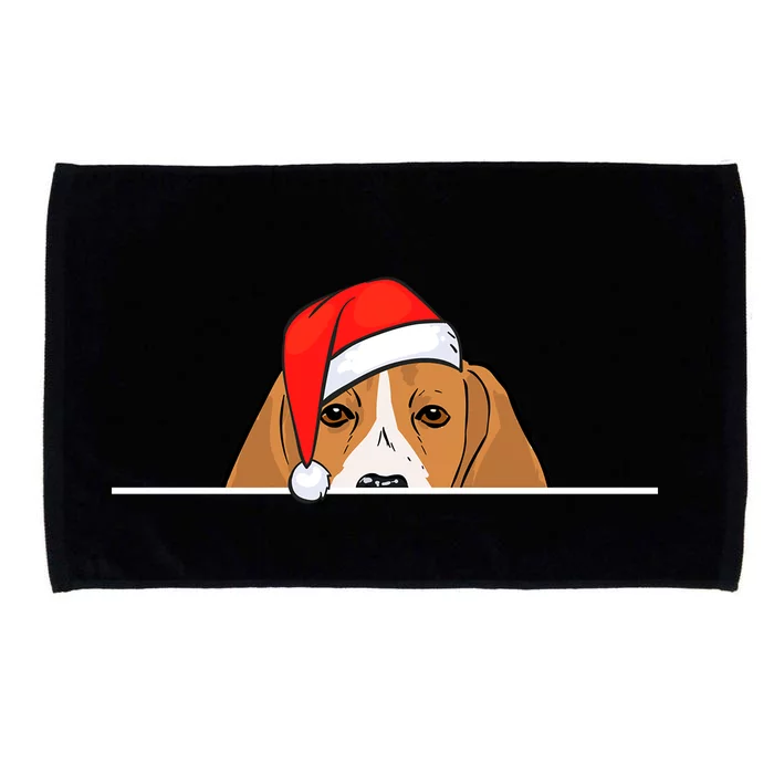 Beagle Dog Christmas Funny Gift Microfiber Hand Towel