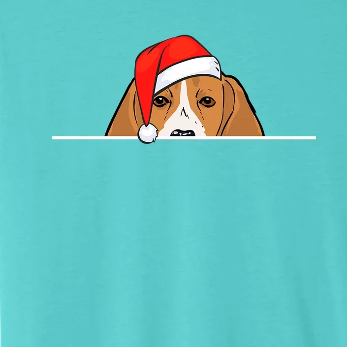 Beagle Dog Christmas Funny Gift ChromaSoft Performance T-Shirt