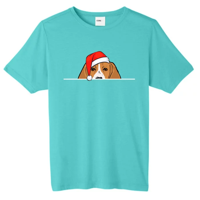 Beagle Dog Christmas Funny Gift ChromaSoft Performance T-Shirt