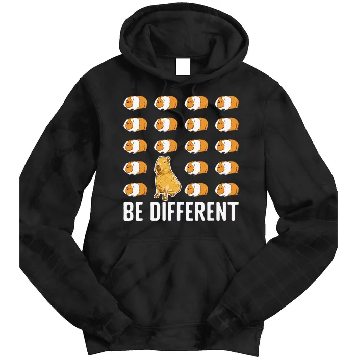 Be different Capybaras Funny Capibara Rodent Capybara Tie Dye Hoodie