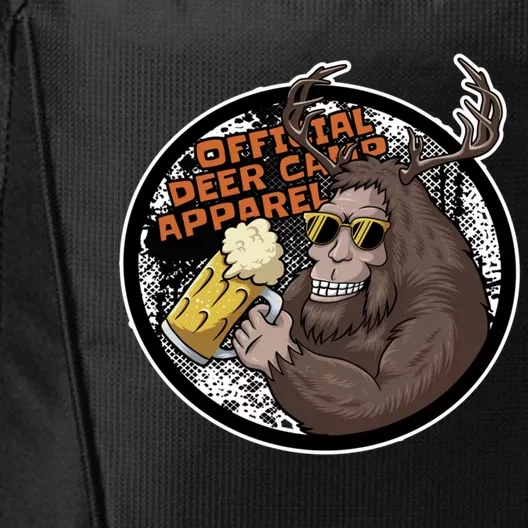 Bigfoot Deer Camp Funny Sasquatch Hunting Gift City Backpack