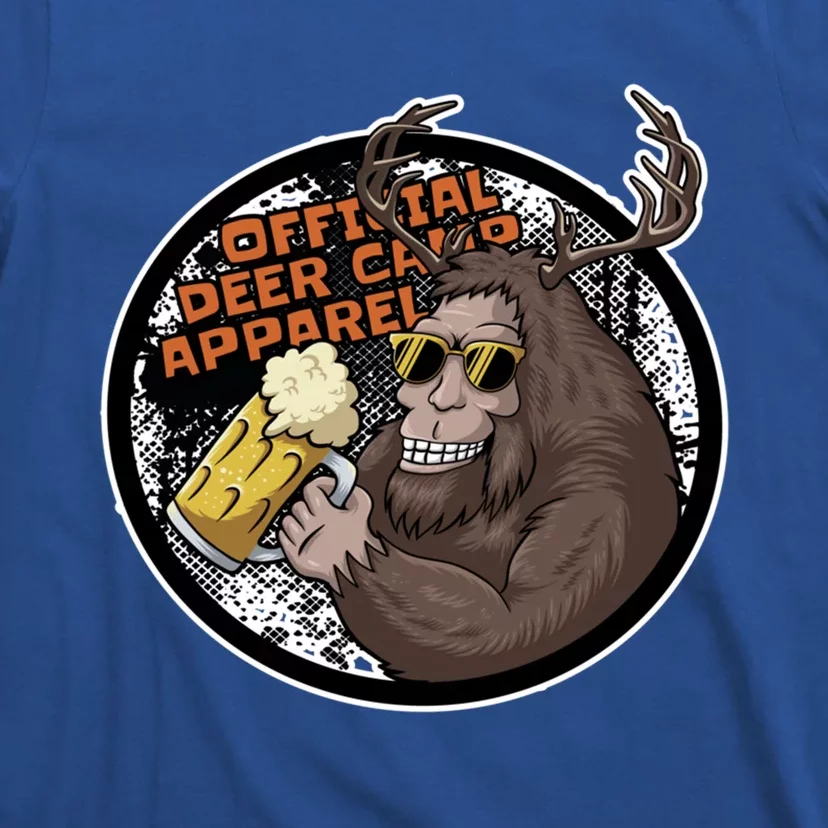 Bigfoot Deer Camp Funny Sasquatch Hunting Gift T-Shirt