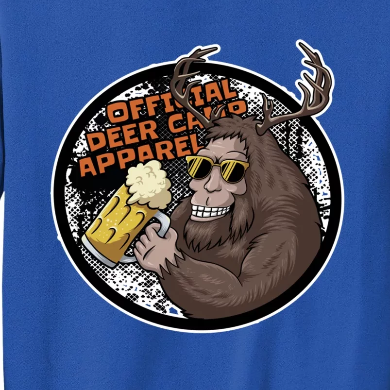 Bigfoot Deer Camp Funny Sasquatch Hunting Gift Tall Sweatshirt