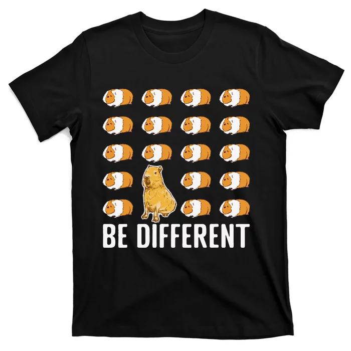 Be different Capybaras Funny Capibara Rodent Capybara T-Shirt