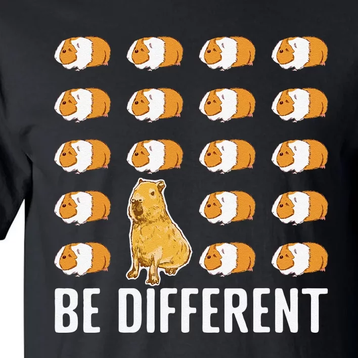 Be different Capybaras Funny Capibara Rodent Capybara Tall T-Shirt