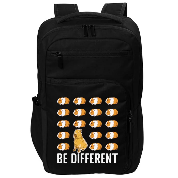 Be different Capybaras Funny Capibara Rodent Capybara Impact Tech Backpack