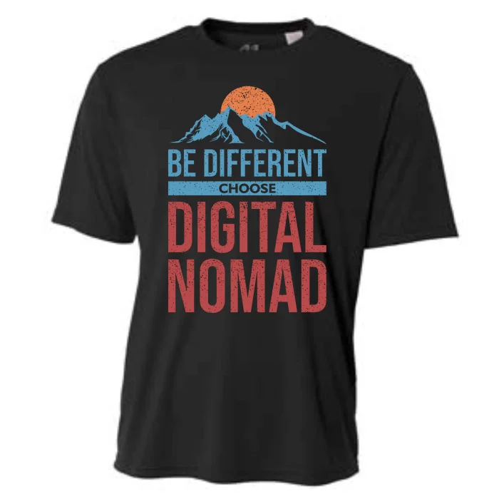 Be Different Choose Digital Nomad Cooling Performance Crew T-Shirt