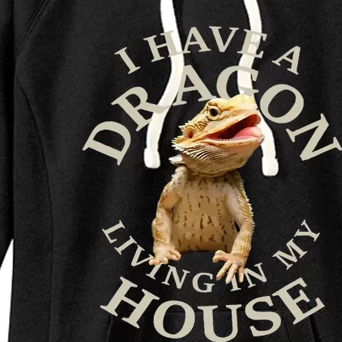 Bearded Dragon Clothes Pogona Barbata Lizard Women's Fleece Hoodie