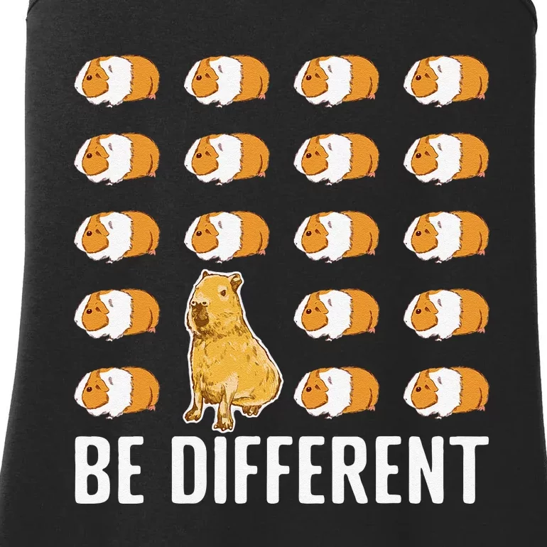 Be Different Capybaras Funny Capibara Rodent Capybara Ladies Essential Tank