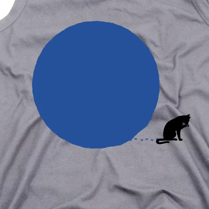 Blue Dot Cat Lady Omaha Nebraska Blue Dot Energy For Kamala Harris Tank Top