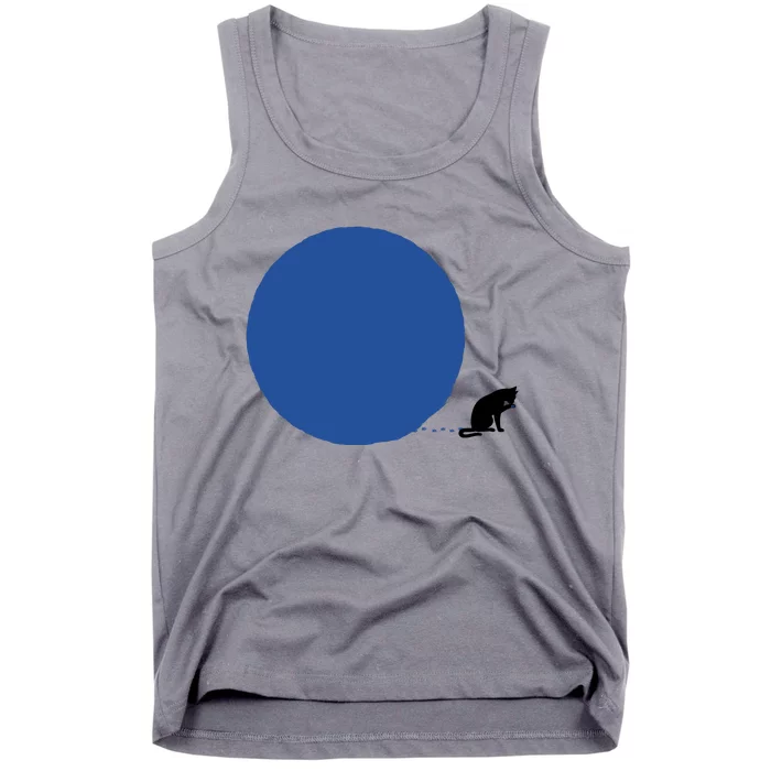 Blue Dot Cat Lady Omaha Nebraska Blue Dot Energy For Kamala Harris Tank Top