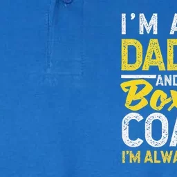 Boxer Daddy Coaches Fathers Day I'm A Dad And A Boxing Coach Softstyle Adult Sport Polo