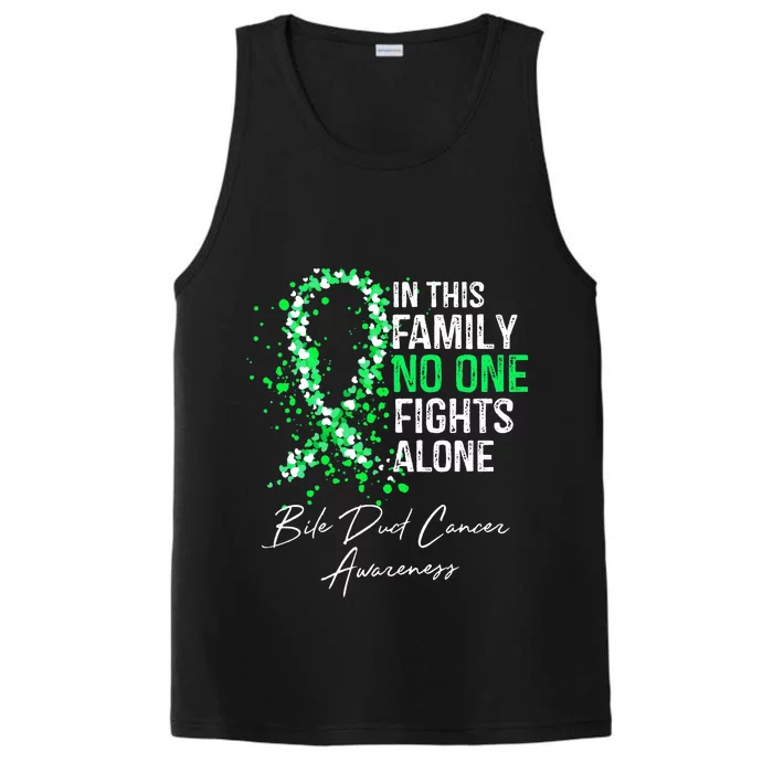 Bile Duct Cancer Awareness This Family No One Fights Alone Performance Tank