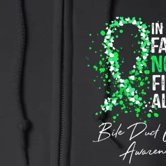 Bile Duct Cancer Awareness This Family No One Fights Alone Full Zip Hoodie