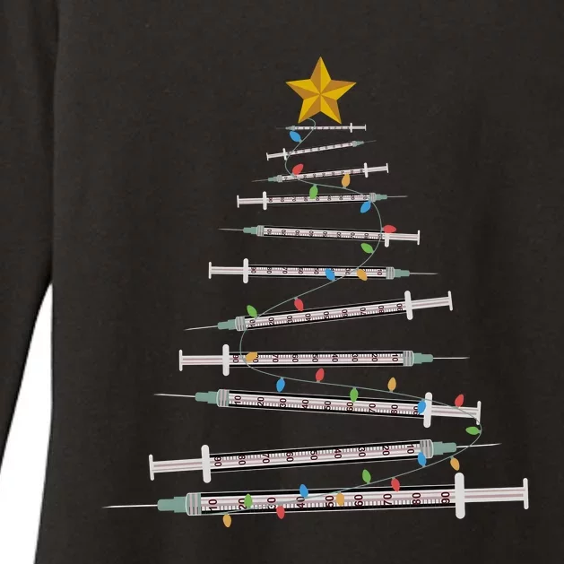 Botox Dealer Christmas Tree Funny Surgery Womens CVC Long Sleeve Shirt