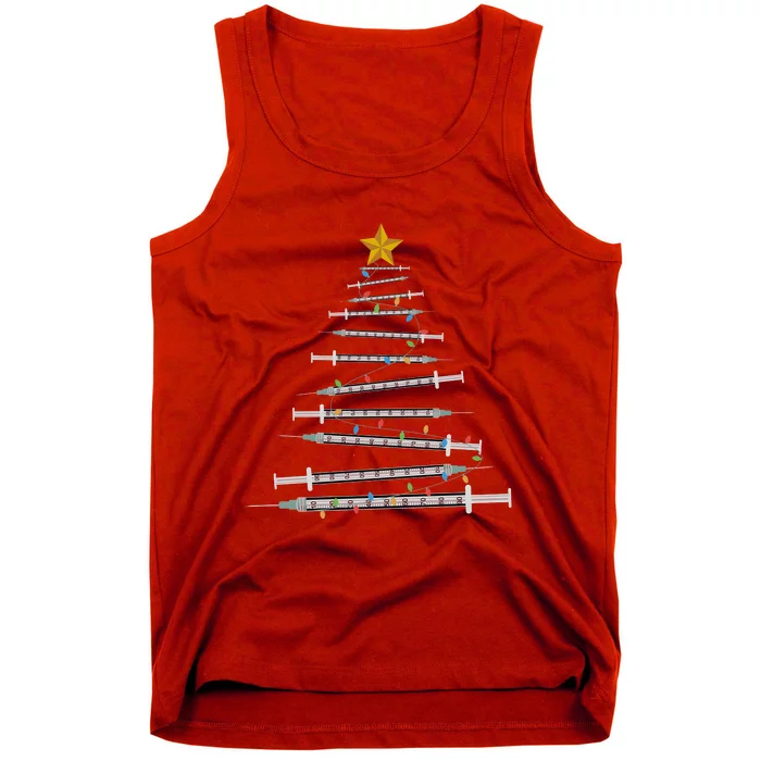 Botox Dealer Christmas Tree Funny Surgery Tank Top