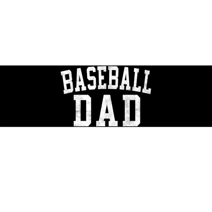 Baseball Dad Classic Bold Font Fathers Day Daddy Bumper Sticker