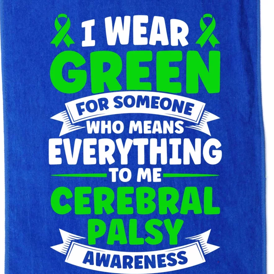 Brain Damage Cerebral Palsy Awareness Cerebral Palsy Gift Platinum Collection Golf Towel