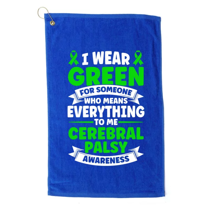 Brain Damage Cerebral Palsy Awareness Cerebral Palsy Gift Platinum Collection Golf Towel