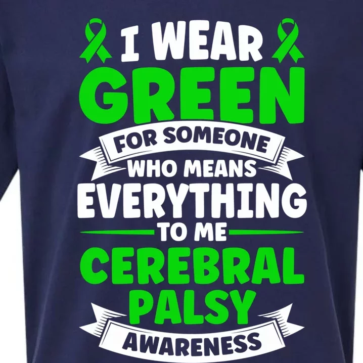 Brain Damage Cerebral Palsy Awareness Cerebral Palsy Gift Sueded Cloud Jersey T-Shirt