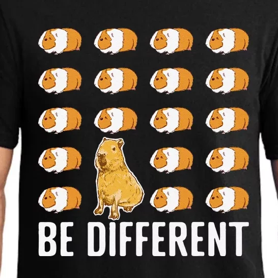 Be different Capybaras Funny Capibara Rodent Capybara Pajama Set