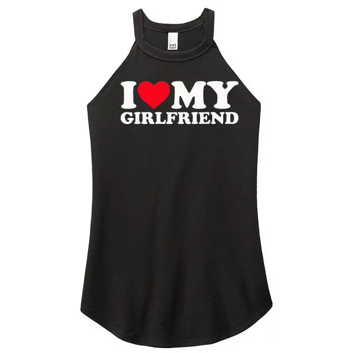 Black Double Classic Fit Show Your Love Women’s Perfect Tri Rocker Tank